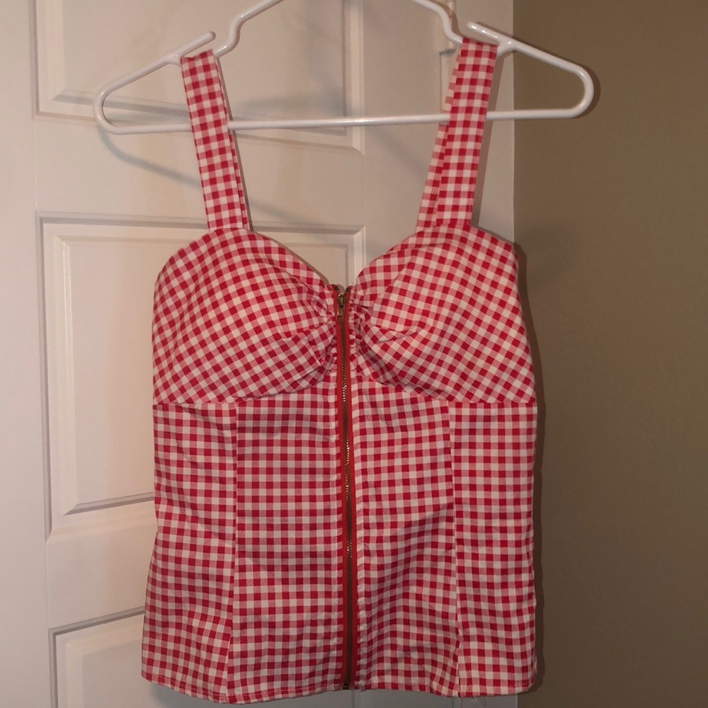 Wishful Park small zip up shirt